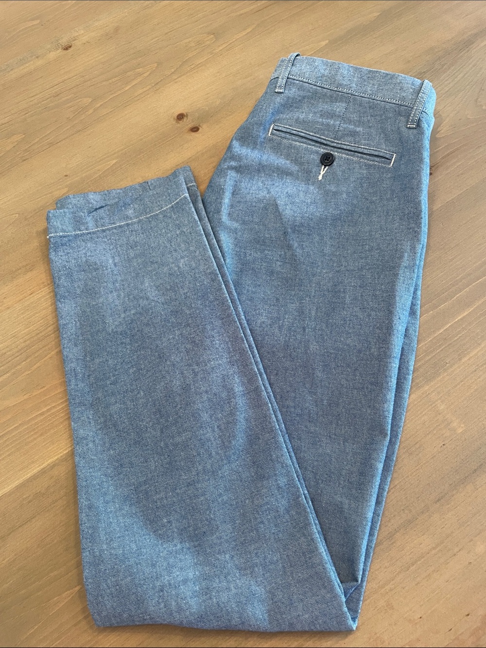 J. Crew Stretch Chinos in Light Blue